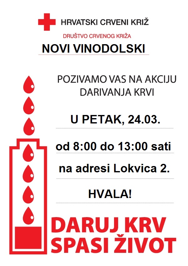 1.akcija dobrovoljnog darivanja krvi