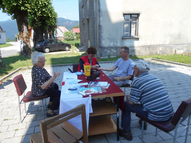 Akcija mjerenja šećera i krvnog tlaka u Crnom Lugu