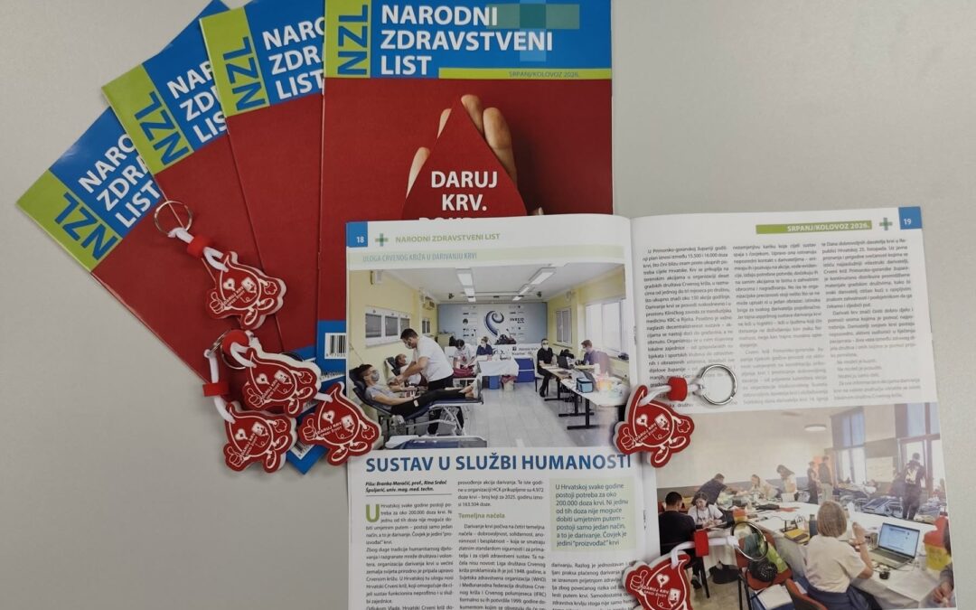 Narodni zdravstveni list posvećen dobrovoljnom darivanju krvi